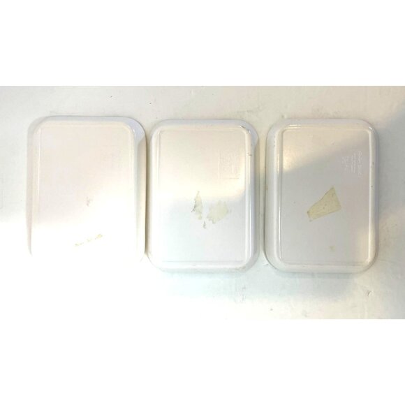 Vintage Set of 3 Italy R2S Monza Melplus Melanine Trinket Snack Trays 5.75" x 4" - Picture 5 of 5